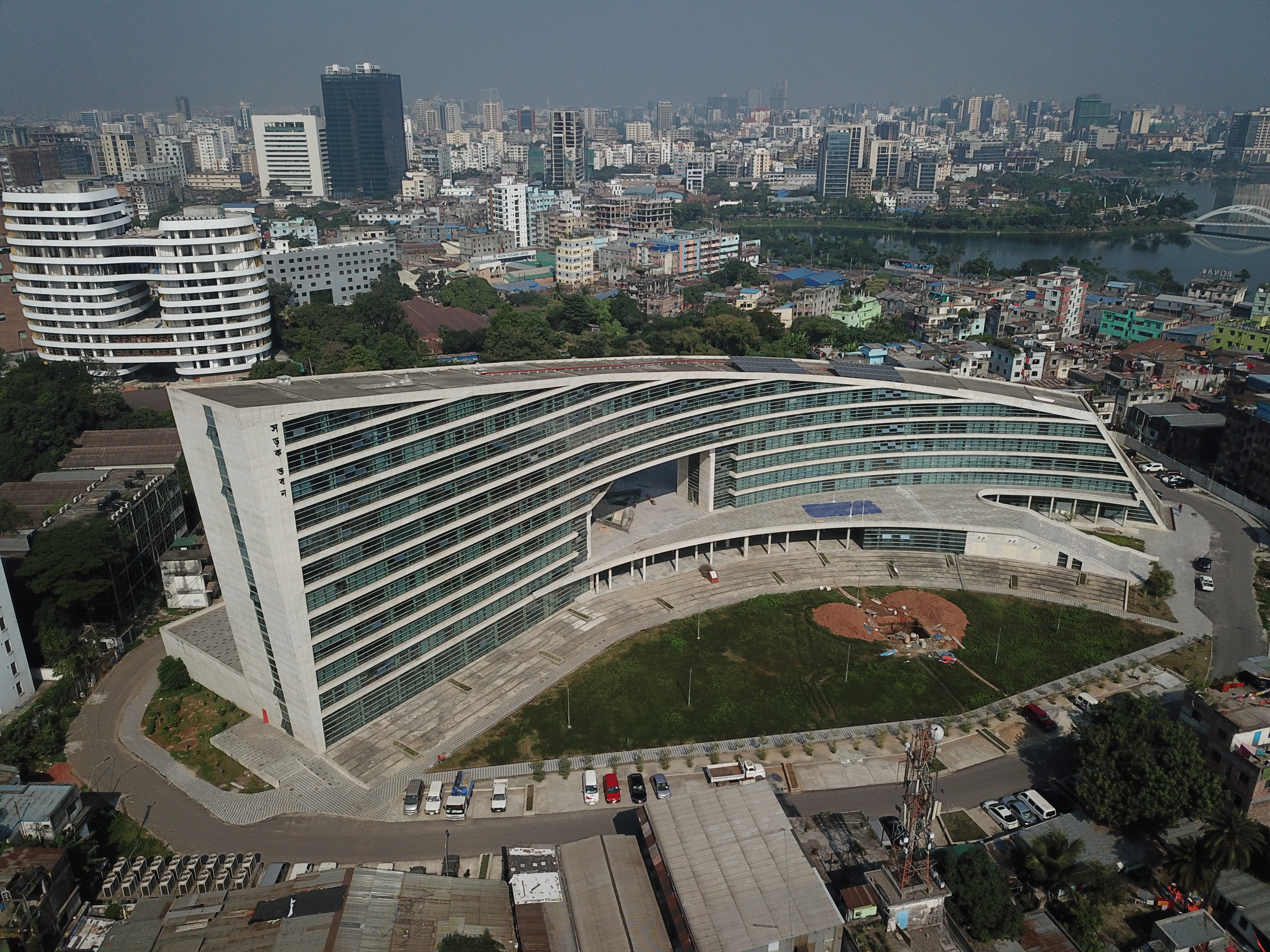 আকাশ থেকে সড়ক ভবন সড়ক ভবন