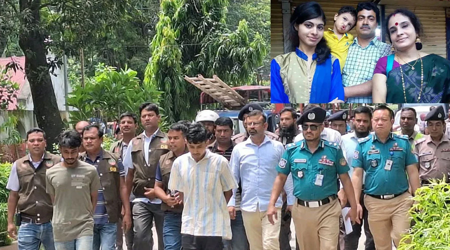 রংপুরে শিক্ষক-দম্পতি ও দুই সন্তান হত্যার ঘটনায় আটক ২